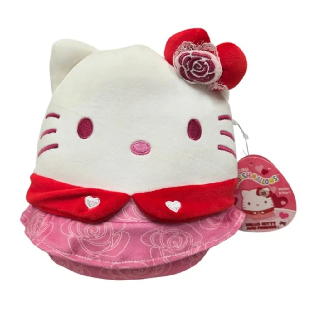 2026 Squishmallow Sanrio Hello Kitty & Friends Valentines Flower Hello Kitty 8